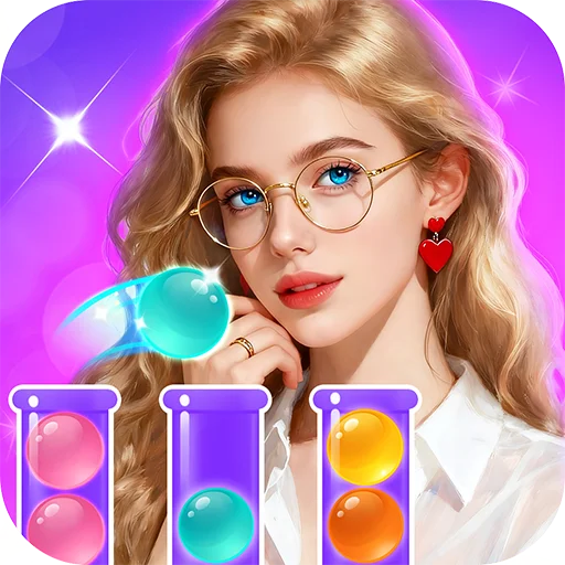 Game icon for Romantic Sphere Ball Sorting by Aya Hamdy shabaan Developer